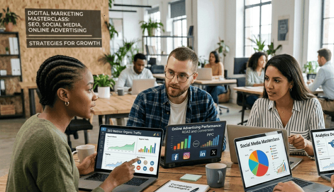 Digital Marketing Essentials Masterclass | SEO, Social Media & Online Advertising